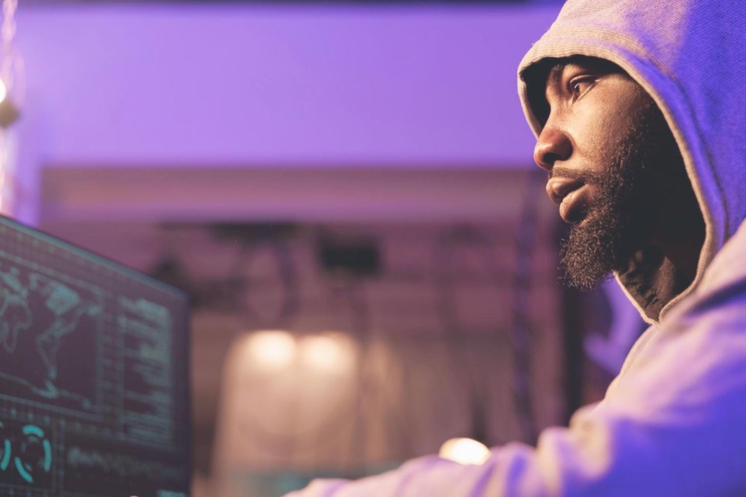 Students working on full-stack development projects